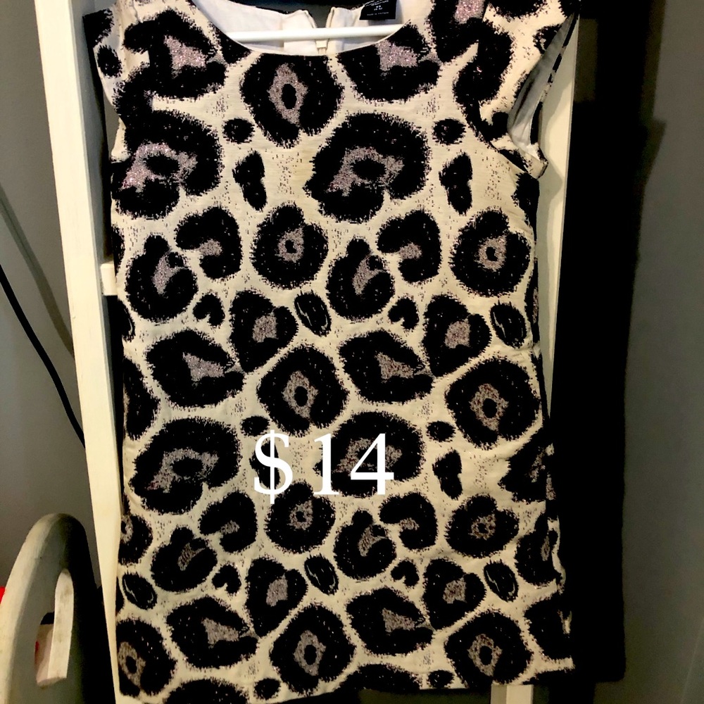 Toddler animal print dress.
